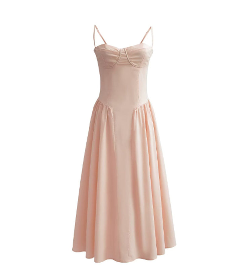 Elevate Your Summer Style with Our Elegant Backless Suspender Dress - Perfect for Parties and Evenings