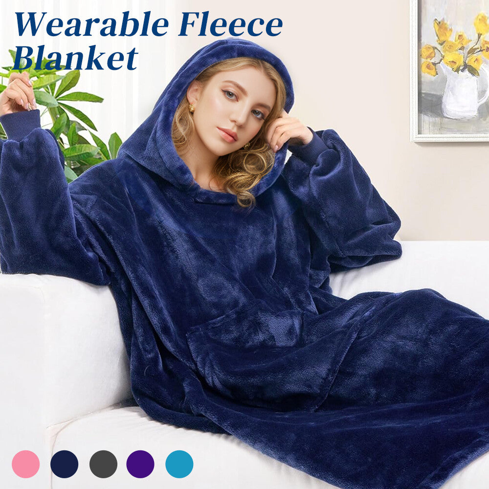 Wrap Yourself in Comfort with Our Oversized Wearable Blanket Hoodie - Ultimate Warmth for Winter Adventures