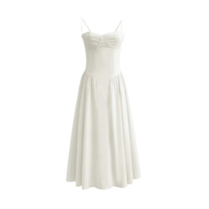 Elevate Your Summer Style with Our Elegant Backless Suspender Dress - Perfect for Parties and Evenings