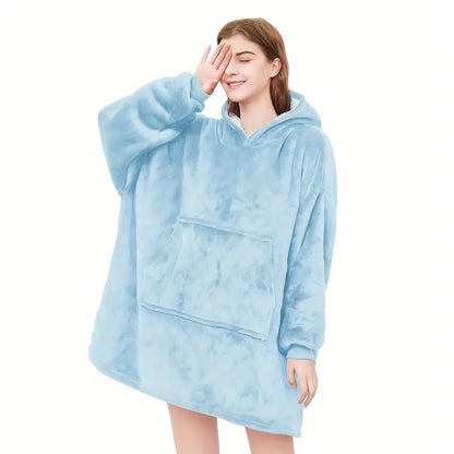 Wrap Yourself in Comfort with Our Oversized Wearable Blanket Hoodie - Ultimate Warmth for Winter Adventures