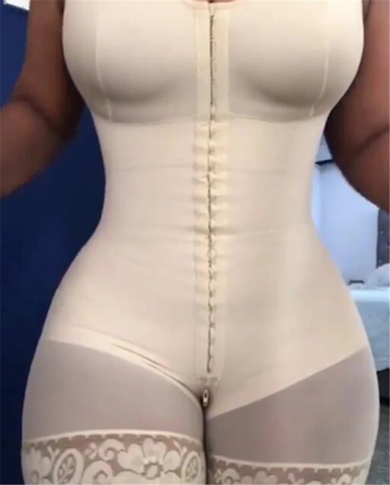 Elevate Your Silhouette with Our High Compression Fajas Shapewear Bodysuit: Perfect for Daily Wear and Post-Surgical Support!