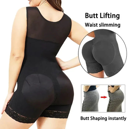 Elevate Your Silhouette with Our High Compression Fajas Shapewear Bodysuit: Perfect for Daily Wear and Post-Surgical Support!