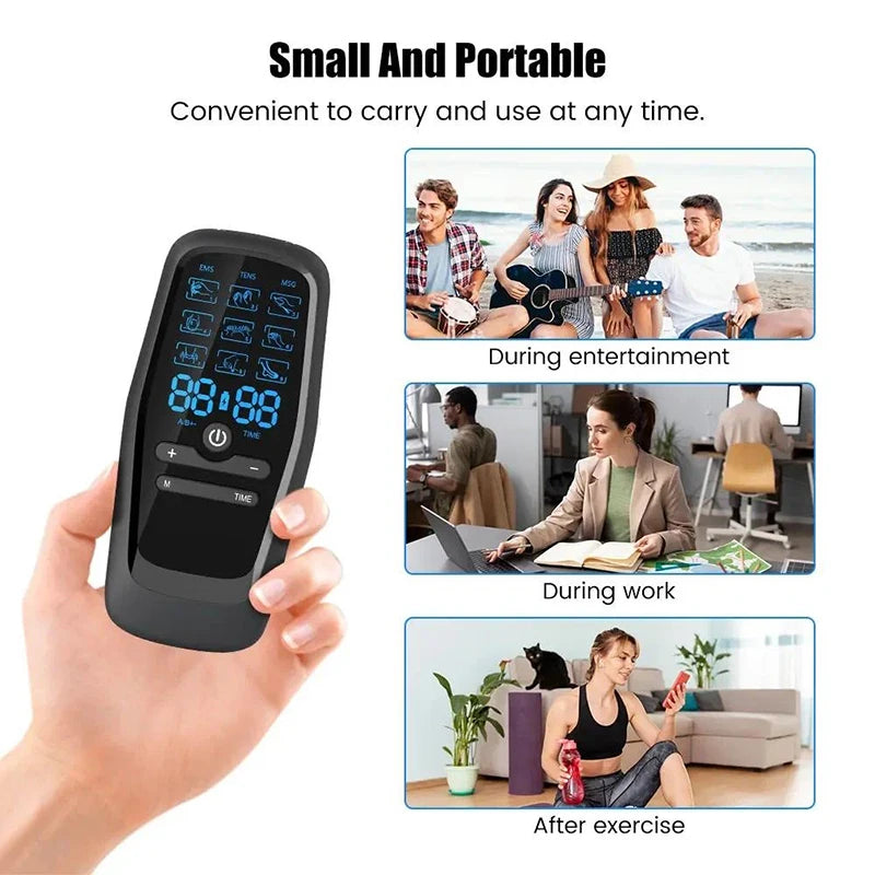 Revolutionary Electric Muscle Stimulator - TENS Therapy for Pain Relief and Slimming