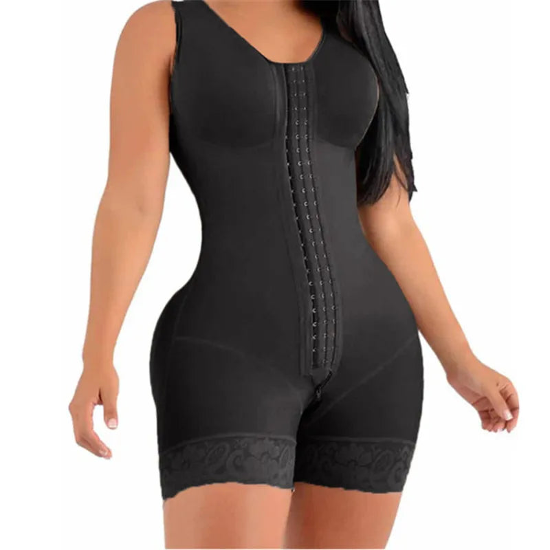 Elevate Your Silhouette with Our High Compression Fajas Shapewear Bodysuit: Perfect for Daily Wear and Post-Surgical Support!