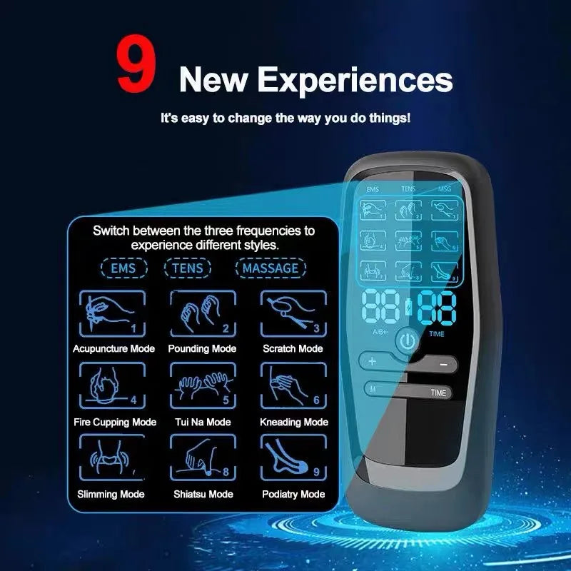 Revolutionary Electric Muscle Stimulator - TENS Therapy for Pain Relief and Slimming