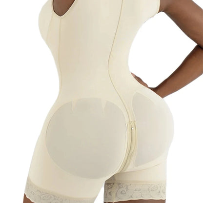 Elevate Your Silhouette with Our High Compression Fajas Shapewear Bodysuit: Perfect for Daily Wear and Post-Surgical Support!