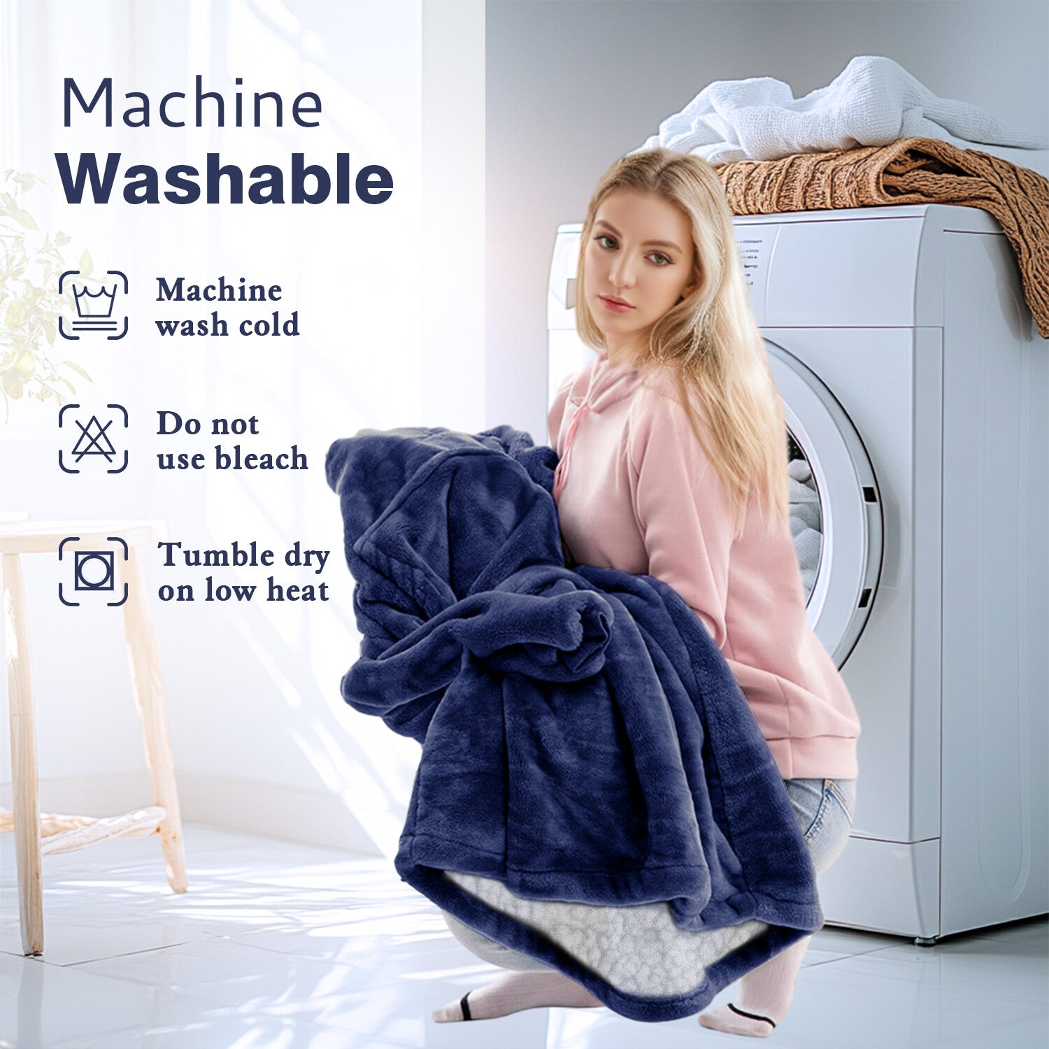 Wrap Yourself in Comfort with Our Oversized Wearable Blanket Hoodie - Ultimate Warmth for Winter Adventures